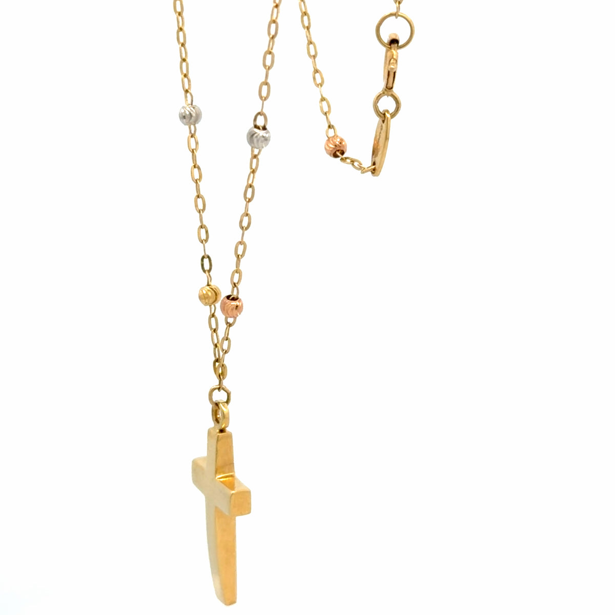 Cadena con dije cruz
