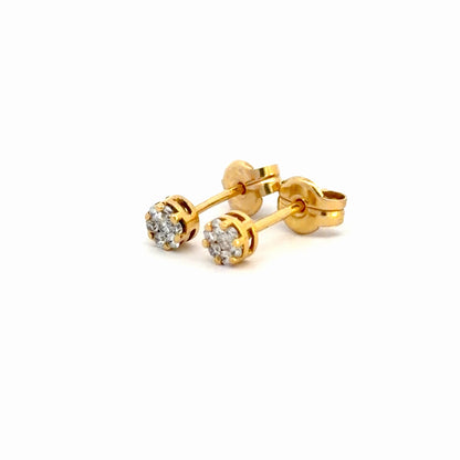 Topos diamante oro amarillo