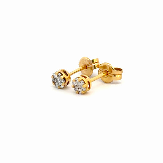 Topos diamante oro amarillo