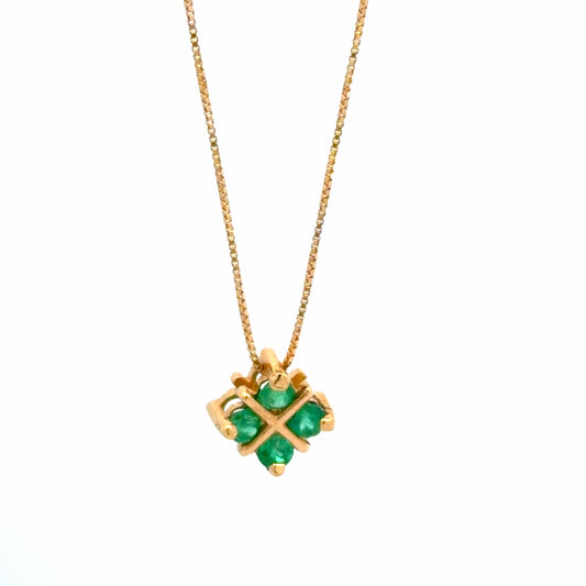 Cadena Ali esmeralda
