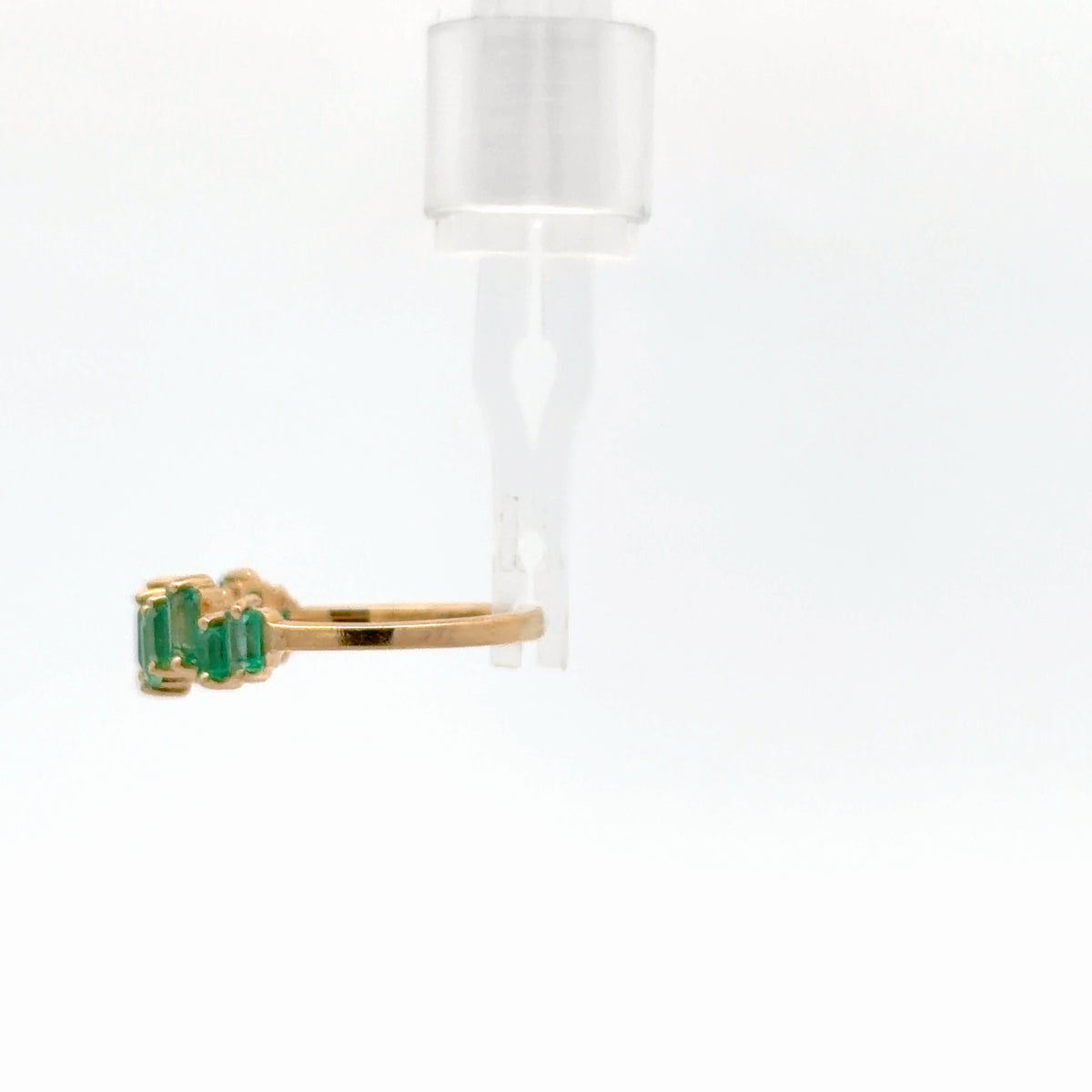 Anillo crazy con esmeraldas