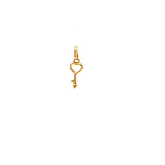 Dije llave en oro