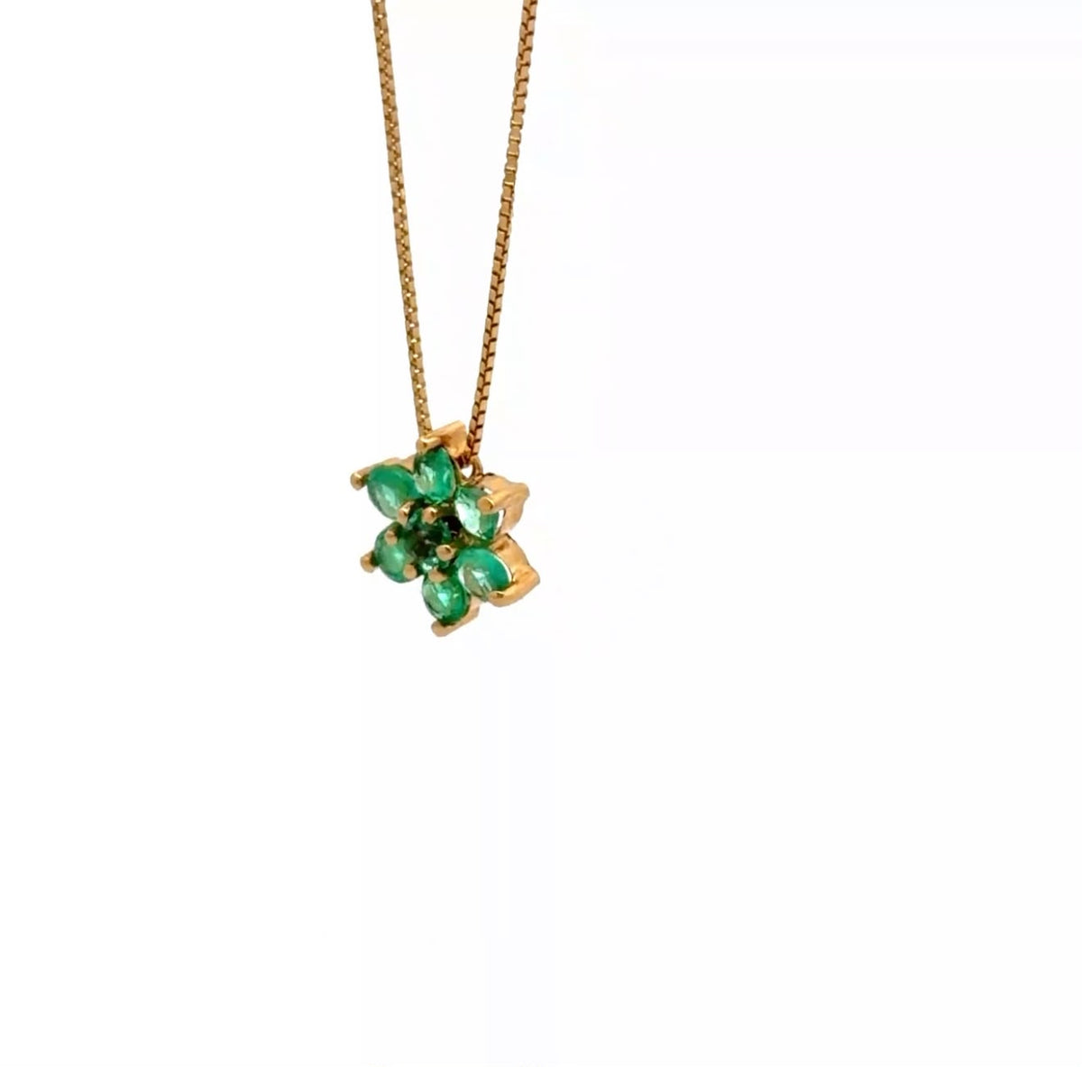 Cadena Flor esmeralda