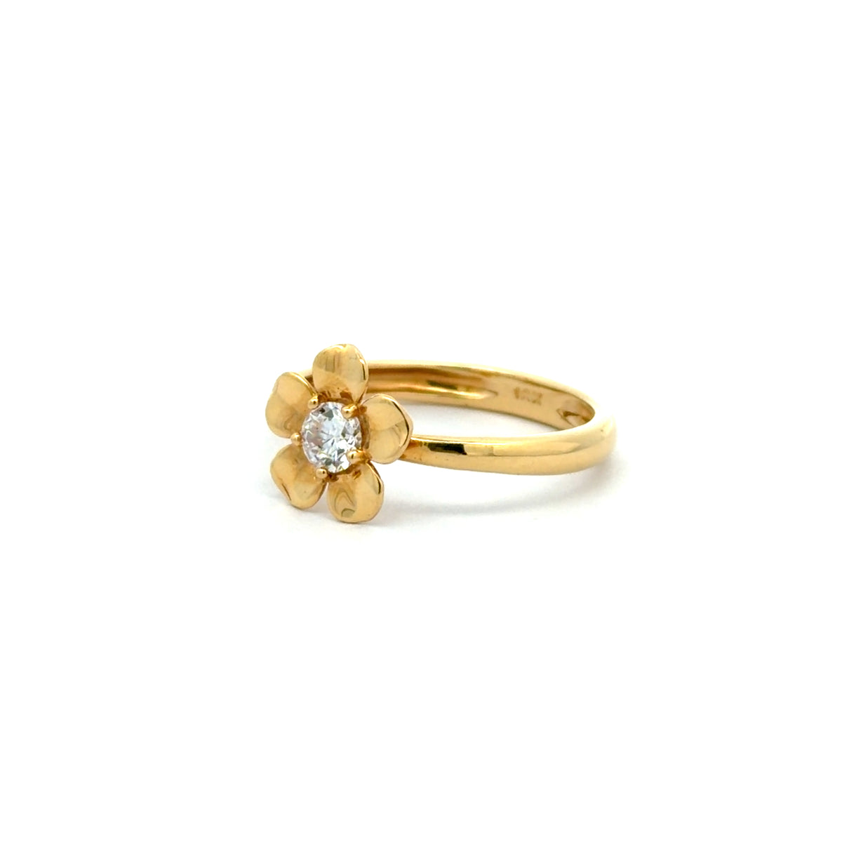 Anillo en forma de flor