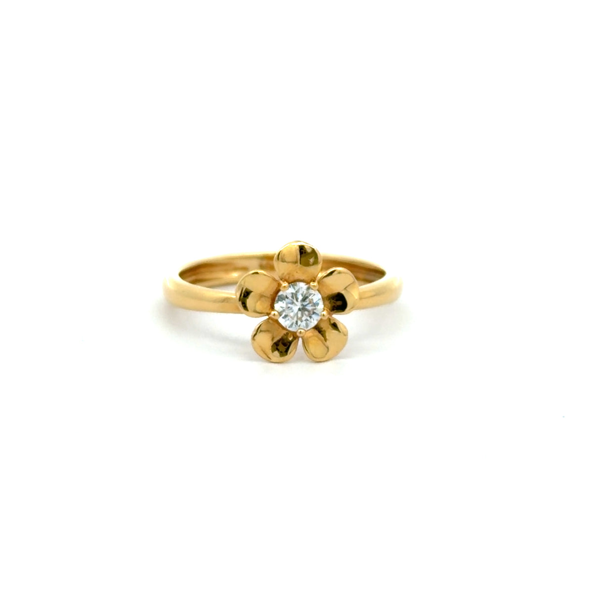 Anillo en forma de flor