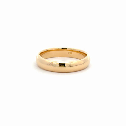 Argolla para hombre en oro