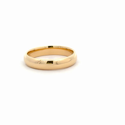 Argolla para hombre en oro