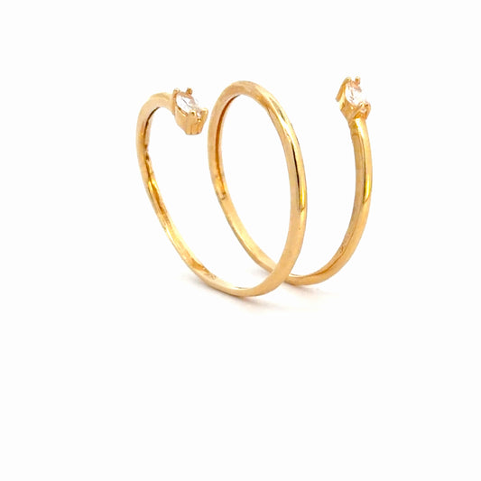 Anillo aro circones