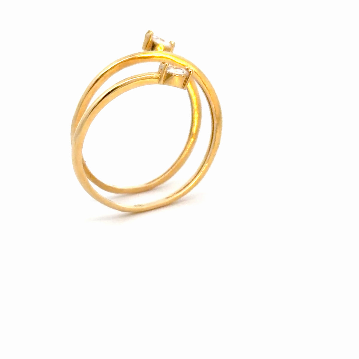 Anillo aro circones