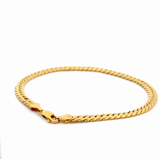 Pulsera plana tejido espina