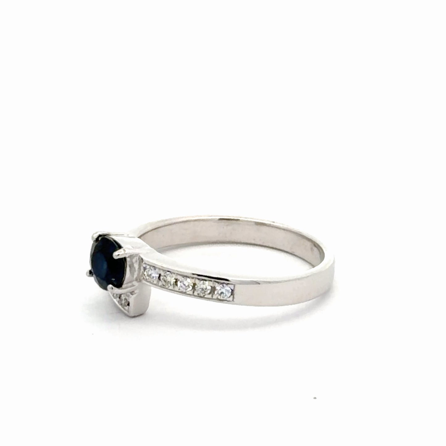 Anillo de compromiso zafiro