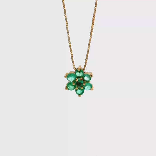 Cadena Flor esmeralda