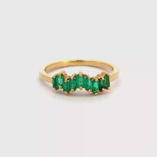 Anillo crazy esmeraldas
