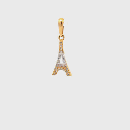 Dije torre Eiffel en oro
