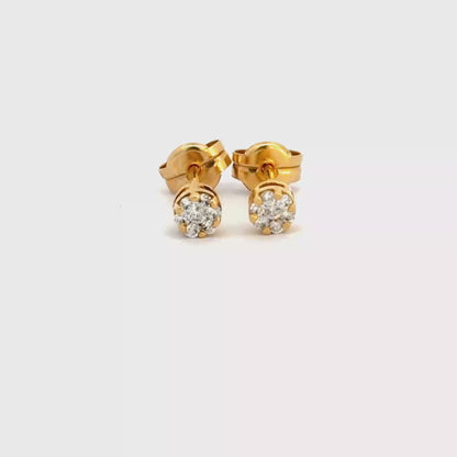 Topos diamante oro amarillo