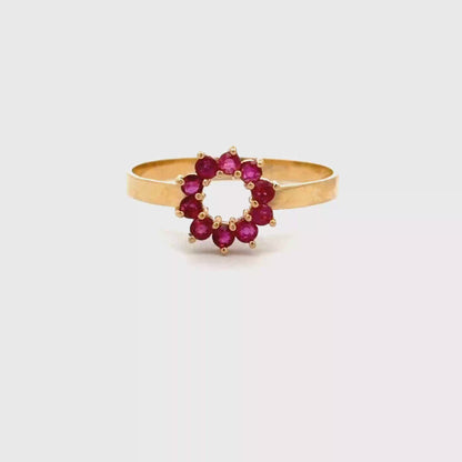 Anillo Bibranio flor
