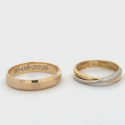Argollas para matrimonio oro